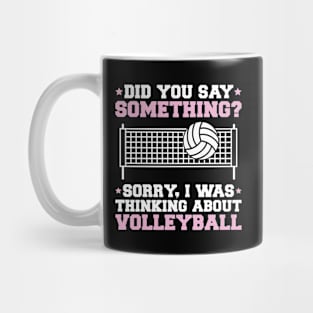 Volleyball Volley Volleyball Lover Volleyballer Mug